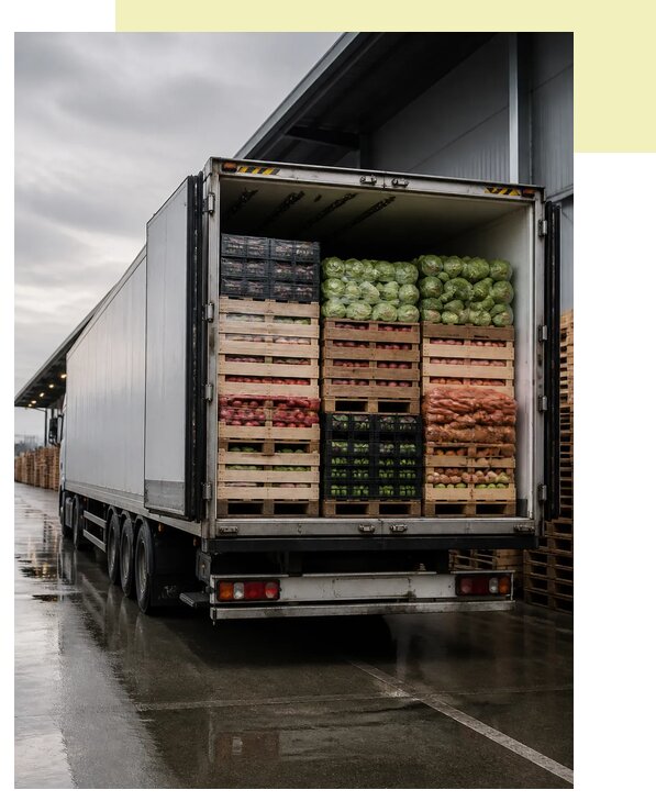 Перевозка плодоовощной продукции в Апатиты по цене от 5186 р. | Агросервис-Птт