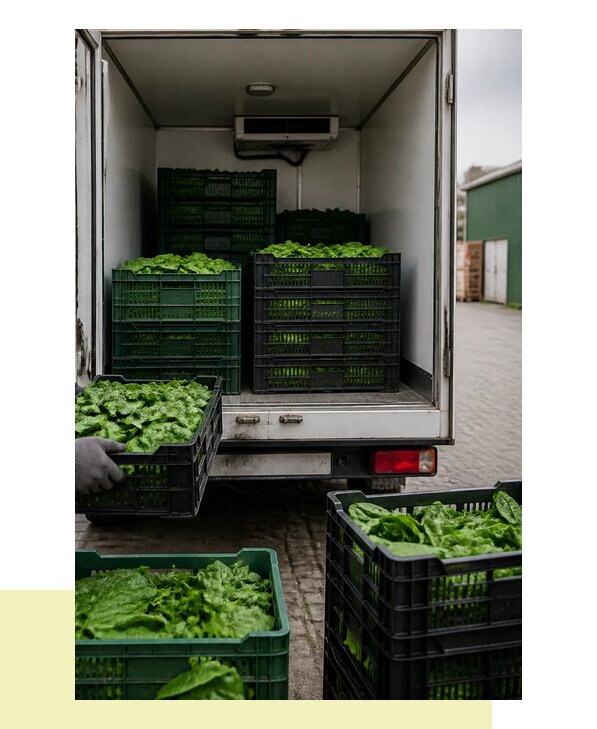 Перевозка шпината в Апатиты с сохранением свежести продукции